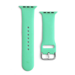 Silikoninis dirželis APS Apple Watch 38/40/41 mm – mėtinis