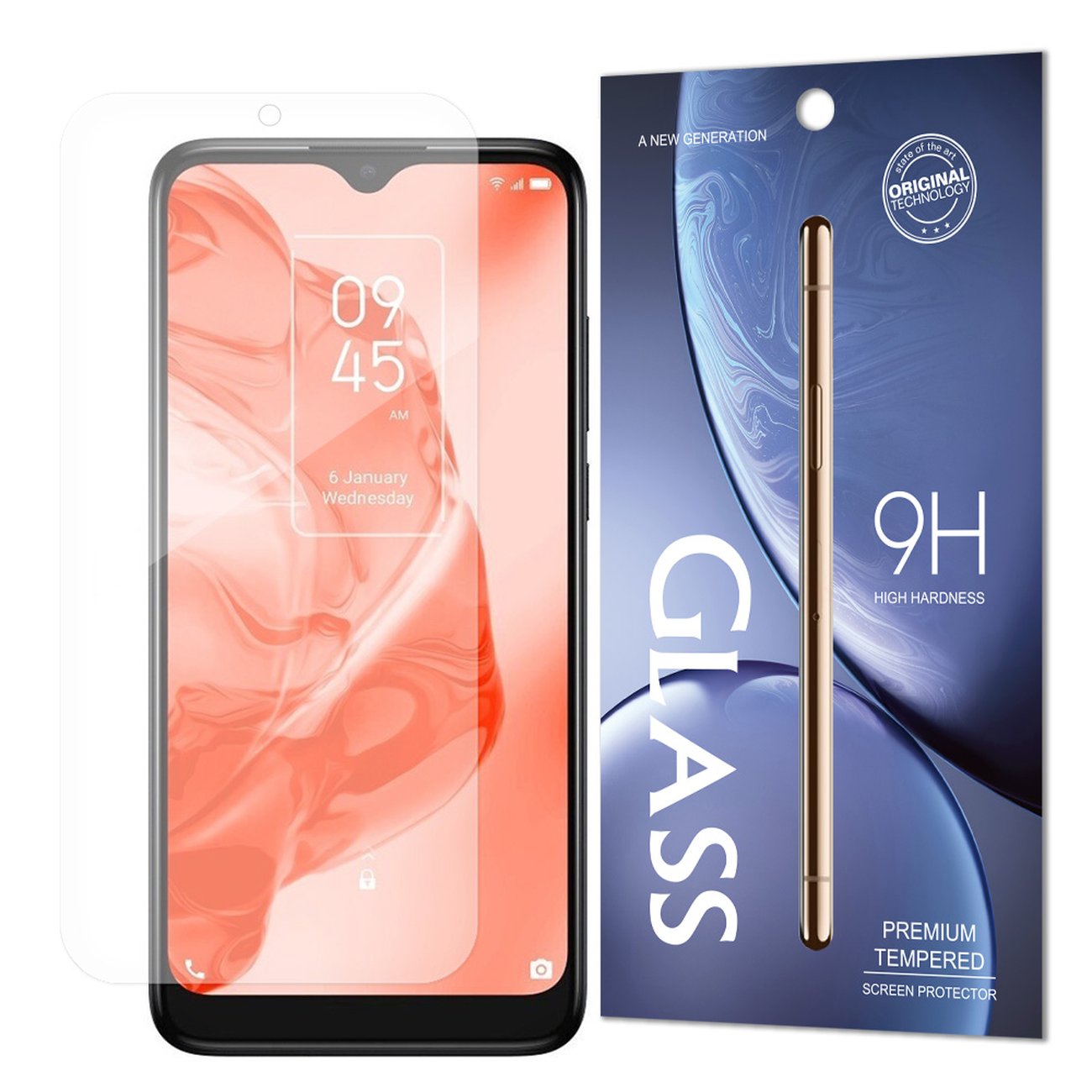 Grūdintas stiklas ekologiškas be prekės ženklo TCL 205 -- Cell phone tempered glass