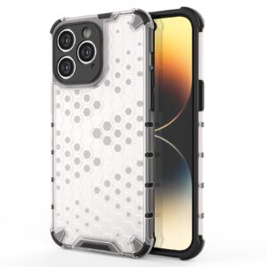 Skaidrus Honeycomb dėklas iPhone 14 Pro