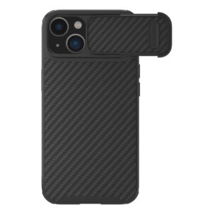 Nillkin dėklas iPhone 14 su kameros dangteliu – juodas
