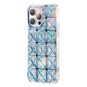 Kingxbar Miya blizgus dėklas iPhone 14 Plus – lazerinis