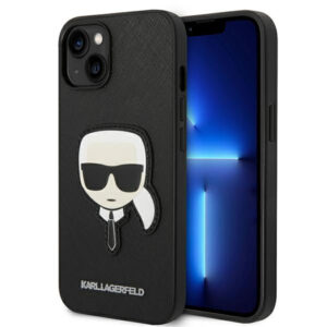 Karl Lagerfeld dėklas iPhone 14 Plus/15 Plus – juodas