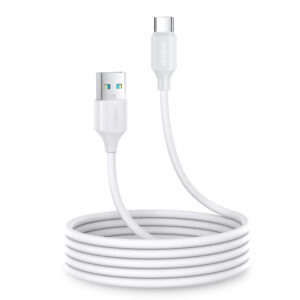 Joyroom Long-Lasting Series A9 Laidas USB-A / USB-C 3A 2m - baltas