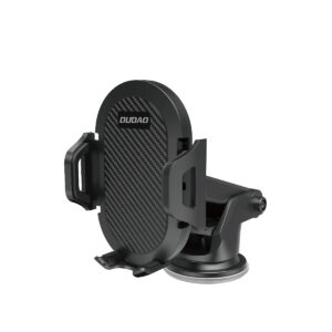Dudao teleskopinis gravitacinis automobilinis laikiklis prie priekinio stiklo juodas (new F2S black)