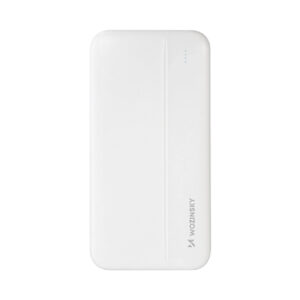 Wozinsky išorinė baterija Li-Po 10000mAh 2 x USB, balta (WPBWE1)