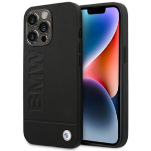 BMW odinis dėklas iPhone 14 Pro Max – juodas