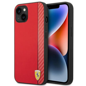 Ferrari hardcase dėklas iPhone 14 Plus – raudonas