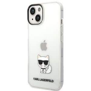 Karl Lagerfeld skaidrus dėklas iPhone 14 Plus – Choupette