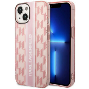 Karl Lagerfeld dėklas iPhone 14 Plus – rožinis
