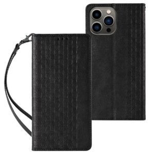 Magnetinis atverčiamas dėklas Samsung Galaxy S23 – juodas