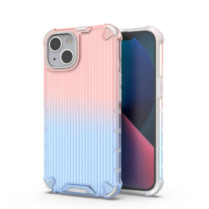 Hurtel Ombre Protect dėklas iPhone 13 – rožinė/mėlyna