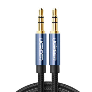 Ugreen AUX garso kabelis tiesus minijack 3.5 mm 1m mėlynas (AV112) -- Audio Cables