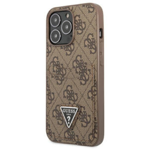 Guess 4G dėklas iPhone 13/13 Pro – rudas