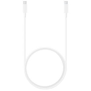Samsung EP-DX510JWEGEU Laidas USB-C - USB-C 5A 480Mb/s 1.8m - baltas