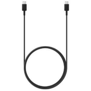 Samsung EP-DX310JBEGEU Laidas USB-C - USB-C 3A 480Mb/s 1.8m - juodas