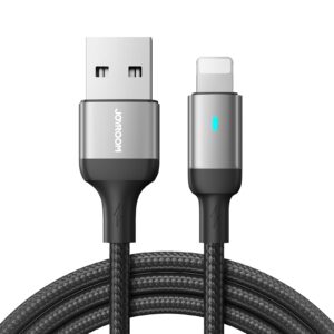 Joyroom Extraordinary Series A10 USB-A / Lightning 2.4A laidas 1.2 m - juodas