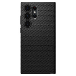 Spigen Liquid Air dėklas Samsung Galaxy S23 Ultra – juodas