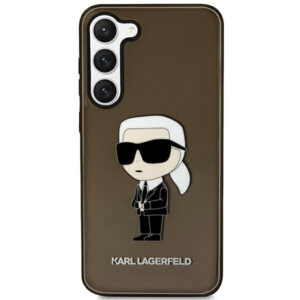 Karl Lagerfeld Ikonik Karl dėklas Galaxy S23+ – juodas