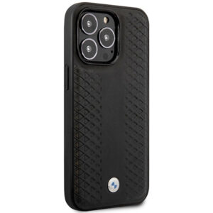 BMW odinis MagSafe dėklas iPhone 14 Pro Max – juodas