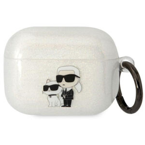 Karl Lagerfeld dėklas AirPods Pro 1 kart. – skaidrus
