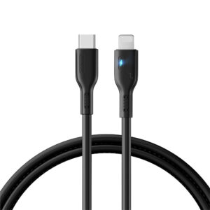 Joyroom Premium Series A13 Lightning / USB-C 20W laidas 2 m - juodas