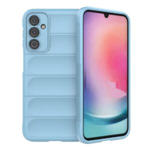 Magic Shield dėklas Samsung Galaxy A24 4G – šviesiai mėlynas