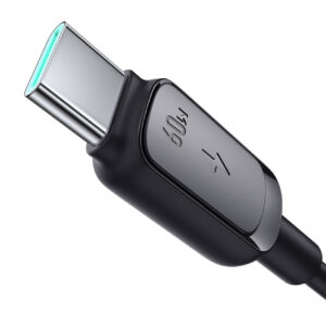 Joyroom Multi-Color Series A14 USB-C / USB-C 60W Laidas 1.2 m - juodas