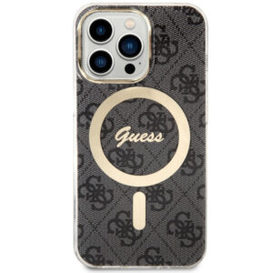 Guess MagSafe dėklas iPhone 13/13 Pro – juodas