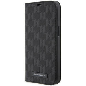 Karl Lagerfeld dėklas-knygutė iPhone 14 Pro – juodas