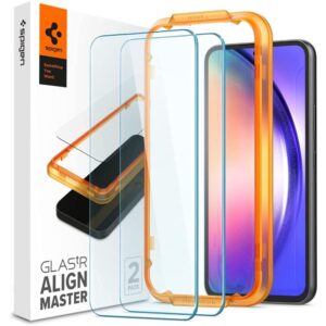 Spigen AlignMaster grūdintas stiklas Galaxy A54 5G (2 vnt.)
