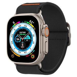 Spigen Fit Lite Ultra apyrankė Apple Watch – juoda