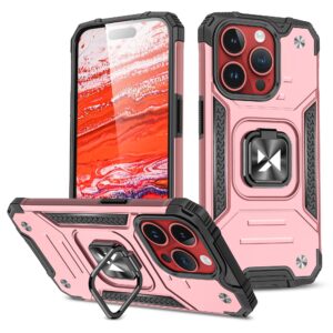 Wozinsky Ring Armor dėklas iPhone 15 Pro – auksinis