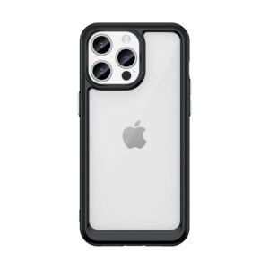 Sustiprintas dėklas iPhone 15 Pro Max Outer Space – juodas