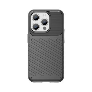 Šarvuotas dėklas iPhone 15 Pro Thunder Case – juodas