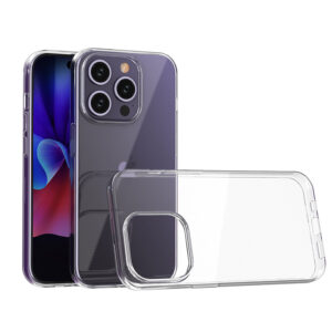 Skaidrus TPU dėklas iPhone 15 Pro Ultra Clear 0,9 mm