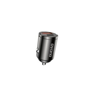 Dudao R3MAX 48W QC PD mini automobilinis įkroviklis, juodas -- Cell phone chargers