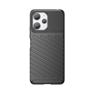 Thunder Case TPU dėklas Xiaomi Redmi 12 – juodas -- Xiaomi Redmi 12