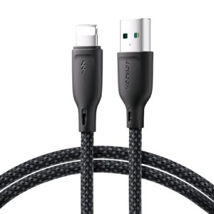 Joyroom laidas Multi-Color Series S-A34 USB-A / Lightning 3A 1m juodas