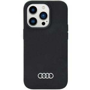 Audi silikoninis dėklas iPhone 14 Pro – juodas