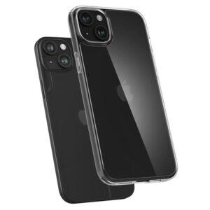 Spigen Airskin Hybrid dėklas iPhone 15 Plus – skaidrus