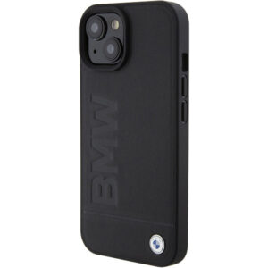 BMW odinis dėklas iPhone 15 – juodas