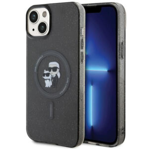 Karl Lagerfeld MagSafe dėklas iPhone 15 – juodas