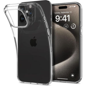 Spigen Liquid Crystal skaidrus dėklas iPhone 15 Pro Max