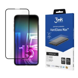 Apple iPhone 15 Plus - 3mk HardGlass Max™ -- iPhone 15 Plus