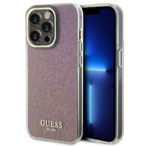 Guess IML dėklas iPhone 15 Pro – rožinis