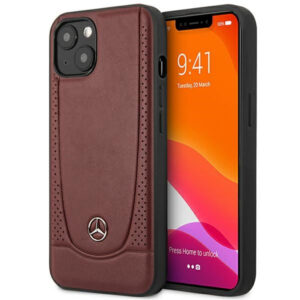 Mercedes-Benz odinis dėklas iPhone 15 – raudonas