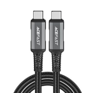 Acefast C1-09 USB-C / USB-C USB4 PD3.1 laidas 5A 1m - pilkai-juodas
