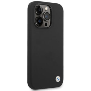 BMW silikoninis dėklas iPhone 15 Pro Max – juodas
