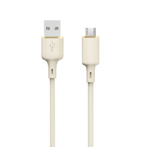 Dudao L7SM USB-A - Micro USB laidas 5A 1m - smėlio