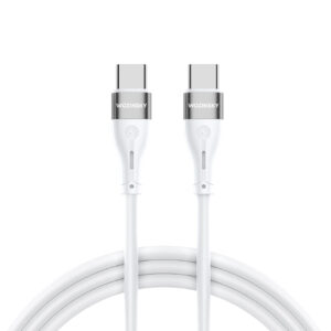 Wozinsky laidas WSTCC1 USB-C / USB-C PD 65W 1 m baltas